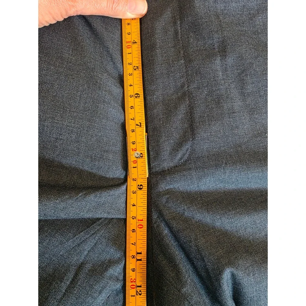 Banana Republic Slim Fit Core Temp Chino Blue Heather Mens 35x32 Pants 603132-10